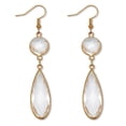 thumbnail image 1 of Crystal Goldtone Drop Earrings, 1 of 4