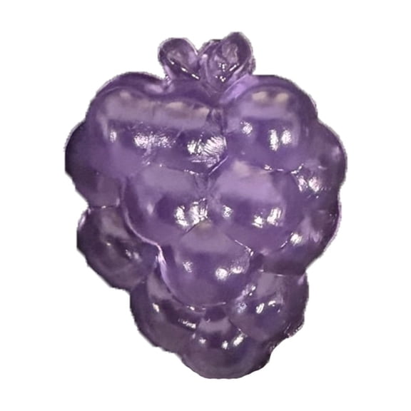 Crystal Grape Fidget, Slow Rising Stress Reliever Pinch, Creative Decompression Novelty, Desk Anxiety Relief Sensory