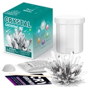 Piano Potato Crystal Growing Kit for Kids, White DIY Crystal Science Experiment Set, Grow Your Own Crystals, STEM Educational Chemistry Kit for Boys & Girls Ages 6-12, Fun Science Lab Gift for Kids