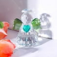 thumbnail image 1 of Crystal Guardian Angel Figurine Gifts for Women, Small Glass Angels Statues for Home Desktop Shelf Decor (Green), 1 of 4