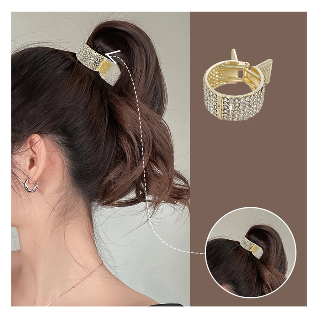 Hair Braiding Bead Dreadlock Ring Beads Adjustable Hair Braid Cuff Clips  Makeup Beauty Hair Tools Headbands Bows Clips Accessories