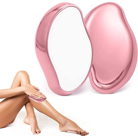 Crystal Hair Eraser, Crystal Hair Remover, Painless Exfoliation Crystal Hair Removal Tool for Arms Legs Back, Reusable & Washable, Fast & Easy