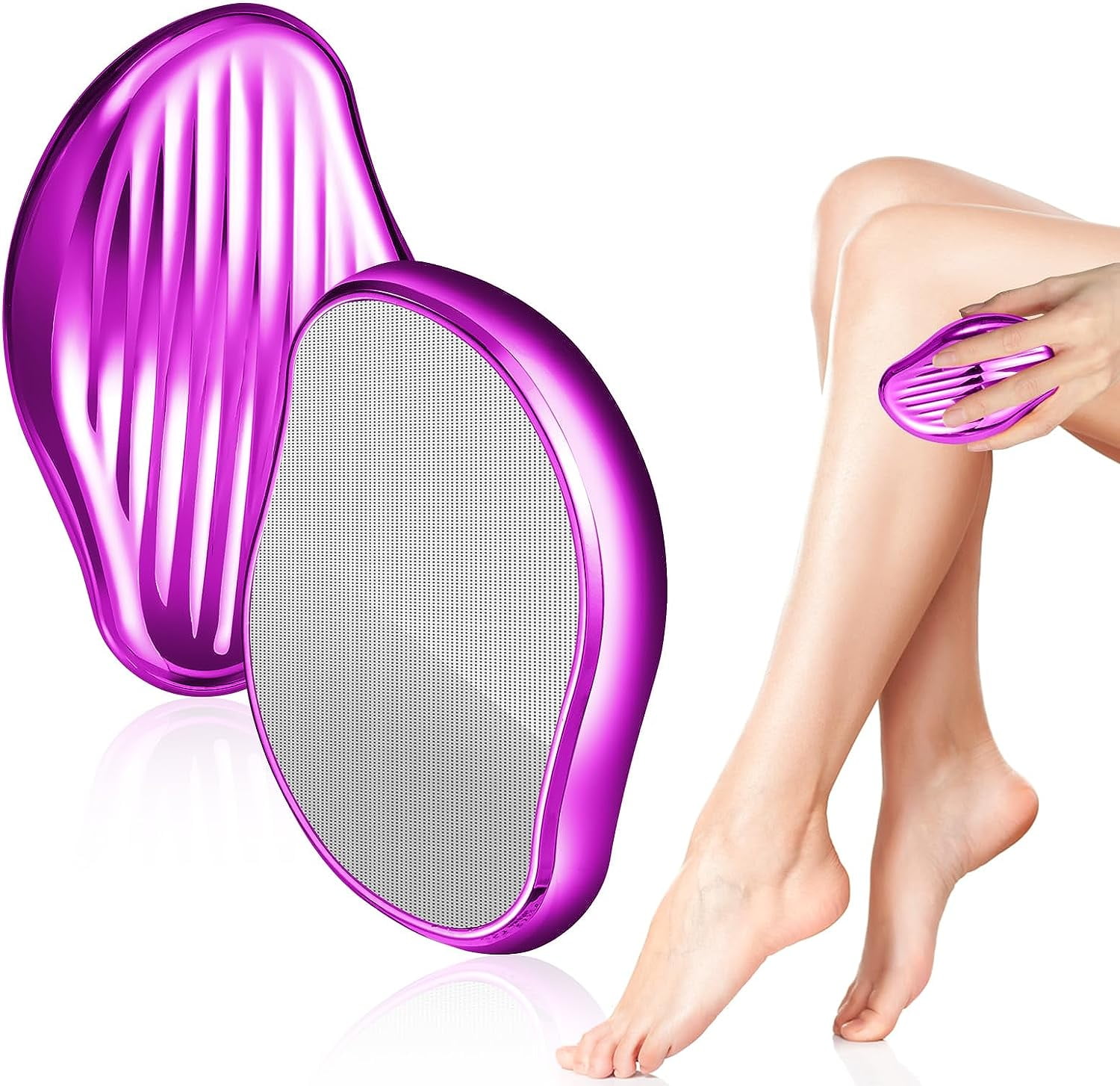 Crystal Hair Eraser Painless Hair Removal Stone Foot File Portable