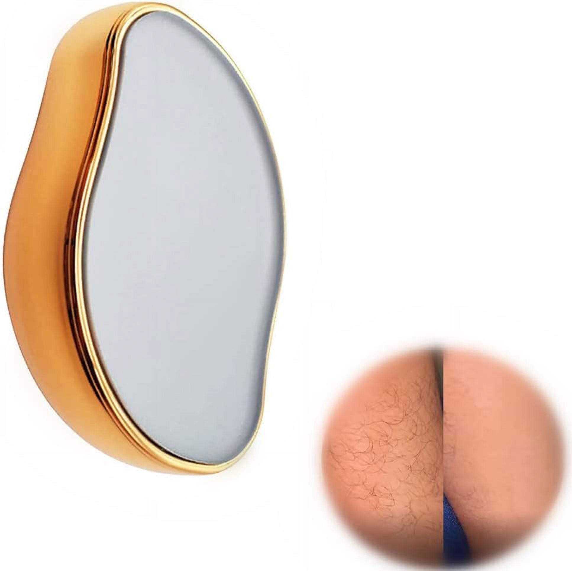Crystal Hair Eraser, Painless Hair Removal and Skin Peeling Tool for Any Area of The Body