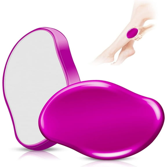 Crystal Hair Eraser for Women and Men, Reusable Crystal Hair Remover Magic Painless Exfoliation Hair Removal Tool, Magic Hair Eraser for Back Arms Legs