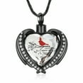 thumbnail image 1 of Crystal Heart Cremation Jewelry for Ashes Holder Urn Necklace for Ashes of Loved One - Redemptorist, 1 of 6
