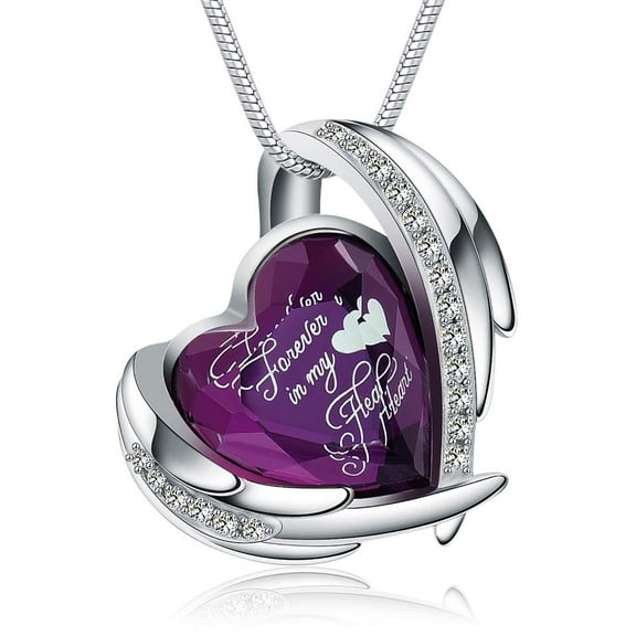 Crystal Heart Cremation Jewelry for Ashes Urn Neckless Lockets for Human Ashes Holder Memorial Jewelry