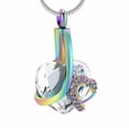 thumbnail image 1 of Crystal Heat Cremation Jewelry for Ashes Necklace for Ashes of Loved One, 1 of 4