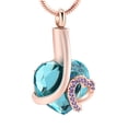 thumbnail image 1 of Crystal Heat Cremation Jewelry for Ashes Necklace for Ashes of Loved One, 1 of 4
