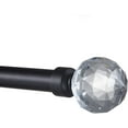 thumbnail image 1 of Crystal Heavy Duty Metal Curtain Rod, 3/4 Inch Diameter, 1 of 1