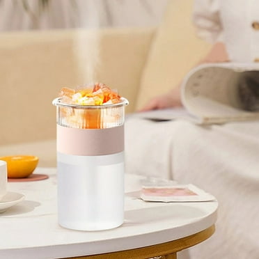 Crystal Humidifier Smart Cool Mist Top Fill Humidifiers for Bedroom with Sensor Rechargeable USB Essential Oil Diffuser With LED Light Small Portable Humidifier For Home And Office