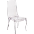 thumbnail image 1 of Crystal Ice Stacking Chair with Full Back Vertical Line Design, 1 of 5