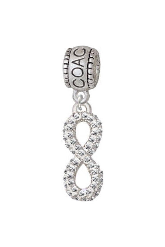 Crystal Infinity Sign - Coach Charm Bead