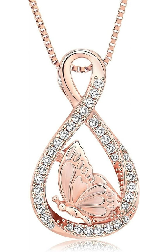 Crystal Infinity Urn Necklace for Ashes Cremation Jewelry for Women Sunflower Urn Ashes Keepsake Memorial Gift for Mother/Grandma/Sister/Husband/Aunt/Love Ones