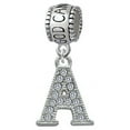 thumbnail image 1 of Crystal Initial - A - Beaded Border - God Can Charm Bead, 1 of 1