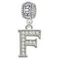 thumbnail image 1 of Crystal Initial - F - Beaded Border - Trust In God Charm Bead, 1 of 1