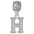 thumbnail image 1 of Crystal Initial - H - Beaded Border - Daughter Charm Bead, 1 of 1