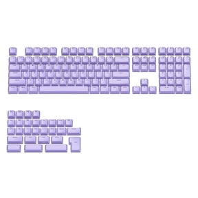 Crystal Jelly 113Key Keycaps OEM Profile Double Shot PC Keycaps for Mechanical Gamers Keyboard Switches