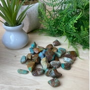 Crystal Joys 1 piece 1-Inch Turquoise Tumbled Stone   Polished Natural Gemstone