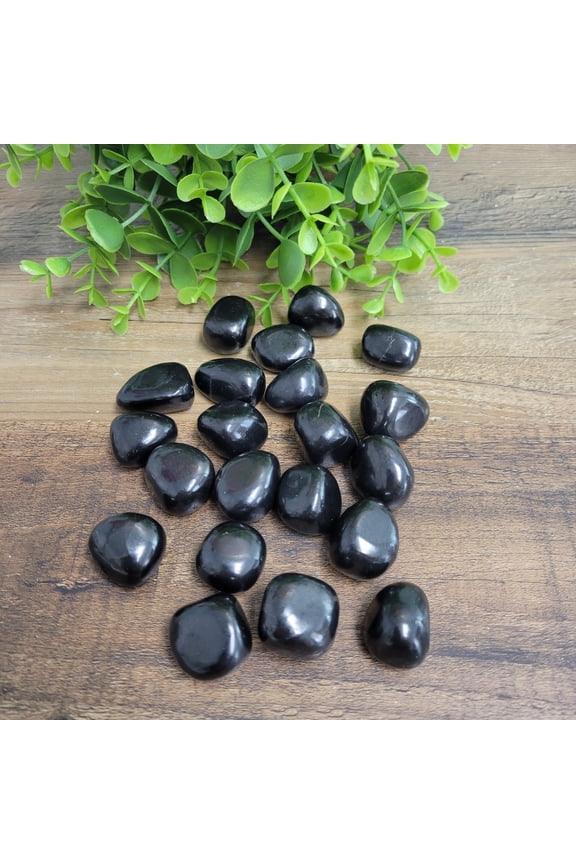1 piece Tumbled Shungite Stone – Natural Grounding and Protective Mineral