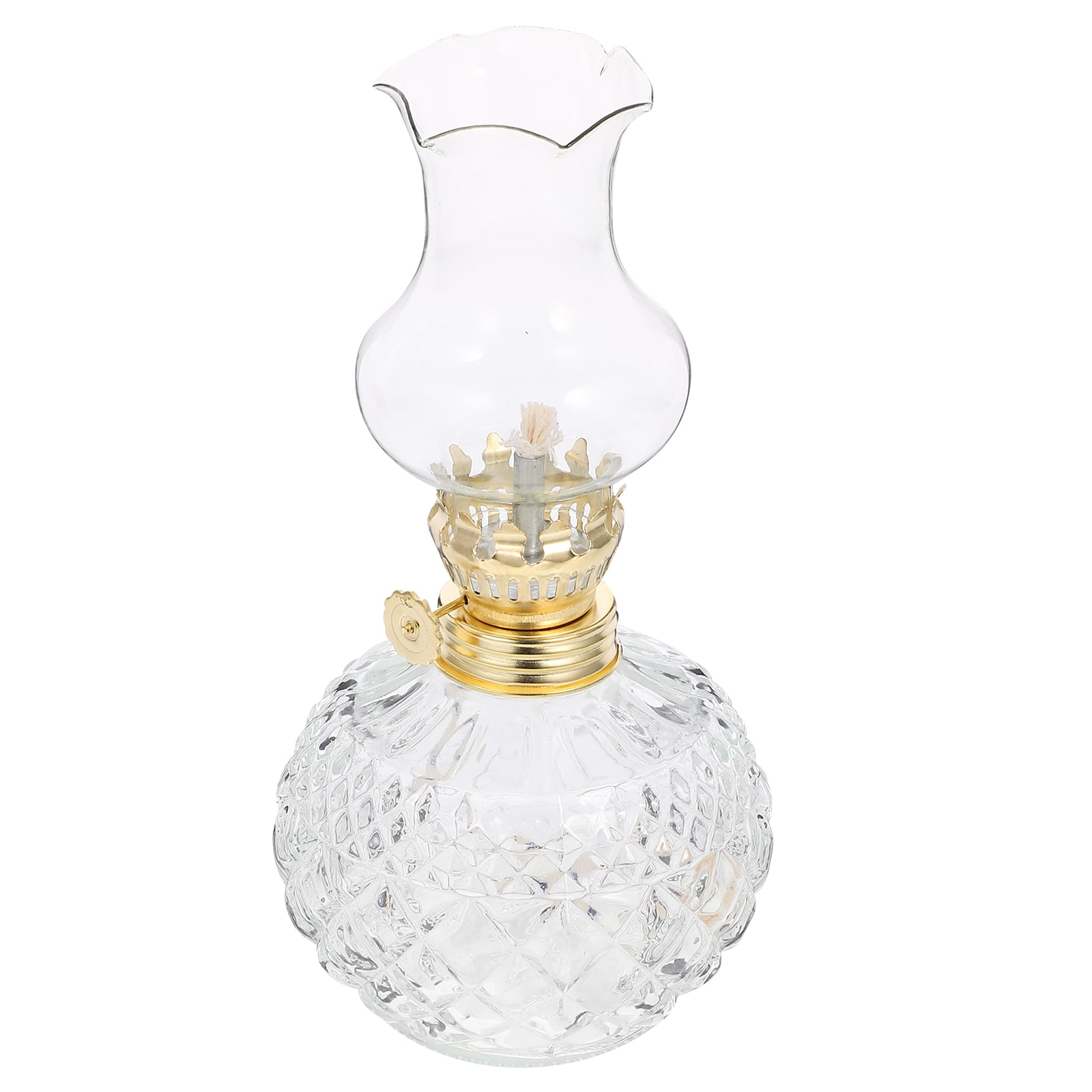 Crystal Kerosene Lamp Vintage Decor Kerosene Lantern Lamp Glass Indoor