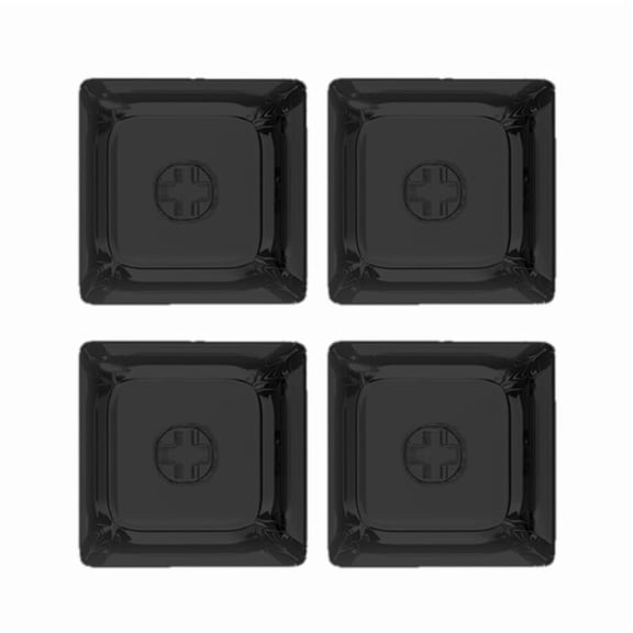 Crystal Keycaps 1U Backlit Keycaps w/ Transparent Layer for Mechanical Keyboard