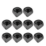 Crystal Keycaps, 1U Backlits Keycaps with Transparents Layer Compatible for Mechanical Keyboards, Full 10 Set