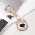 thumbnail image 1 of Crystal Keychain for Women, Kawaii Bear Charm Key Chain with Sparkly Rhinestones Bling Car Key Chains for Backpack Handbag, 1 of 7