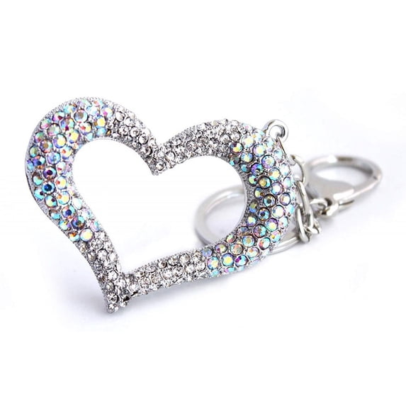 Crystal Keychains (Open Heart)