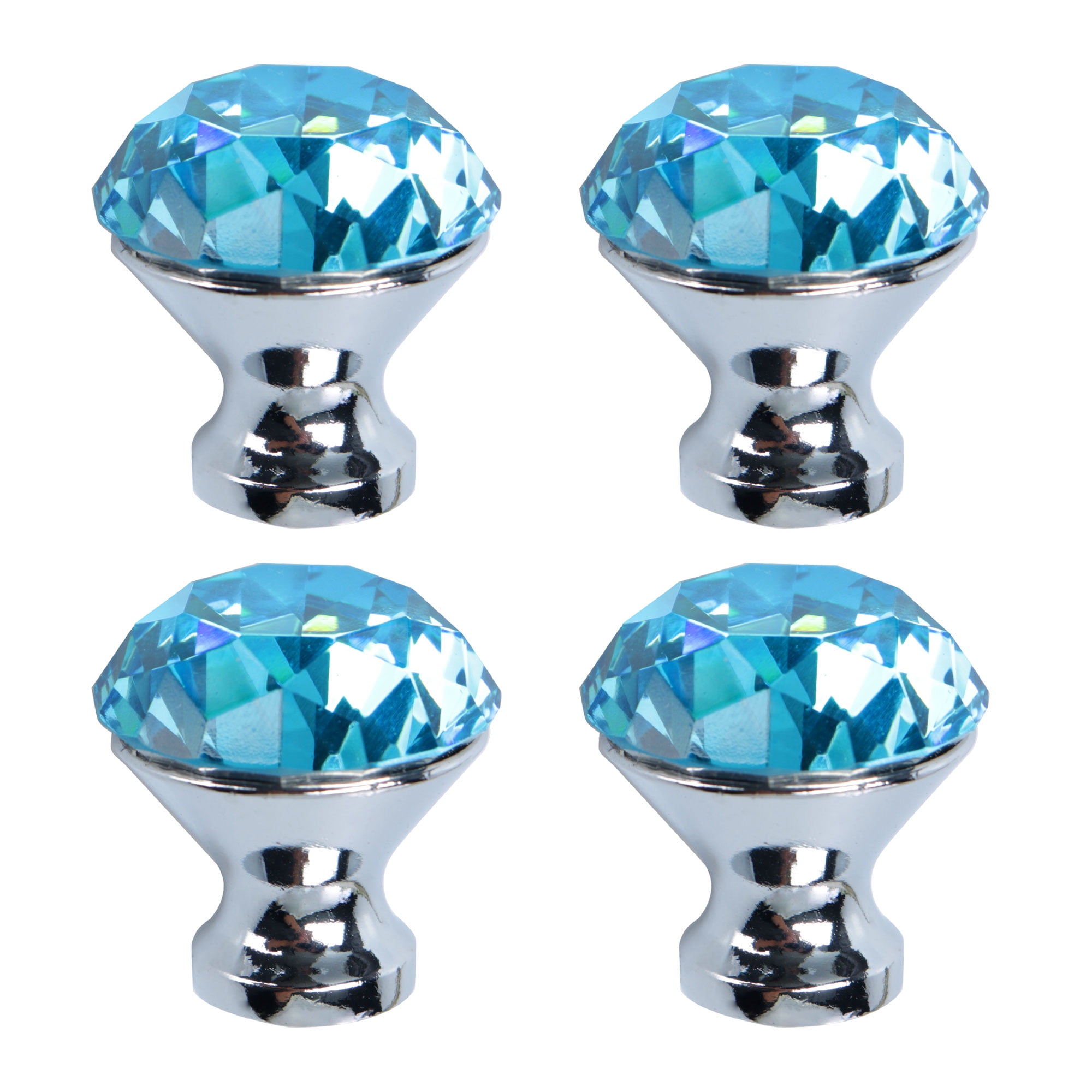 Crystal Knobs Wardrobe Dresser Door Knobs Pull Handle for Home Kitchen