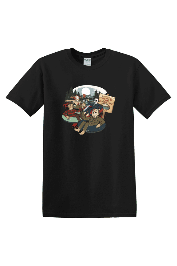 Crystal Lake Horror Camp Inspired Graphic T-Shirt