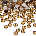 thumbnail image 1 of Crystal Lane DIY 1440pc SS16 (4mm) Light Colorado Topaz | Glass Round Flat Back Rhinestones, 1 of 8