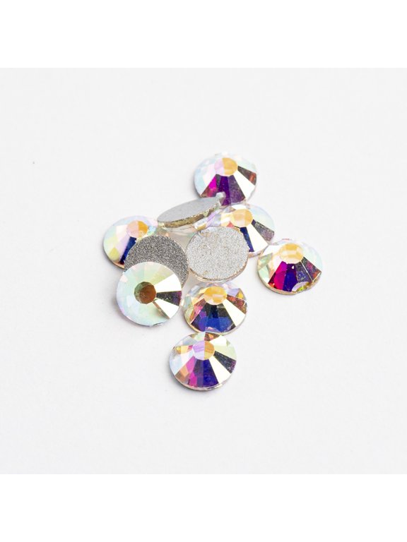 1440pcs SS16 (4mm) Crystal AB | Glass Round Flat Back Rhinestones