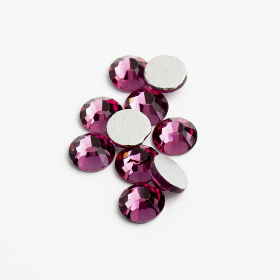 Crystal Lane DIY 1440pcs SS16 (4mm) Fuchsia Pink | Glass Round Flat Back Rhinestones