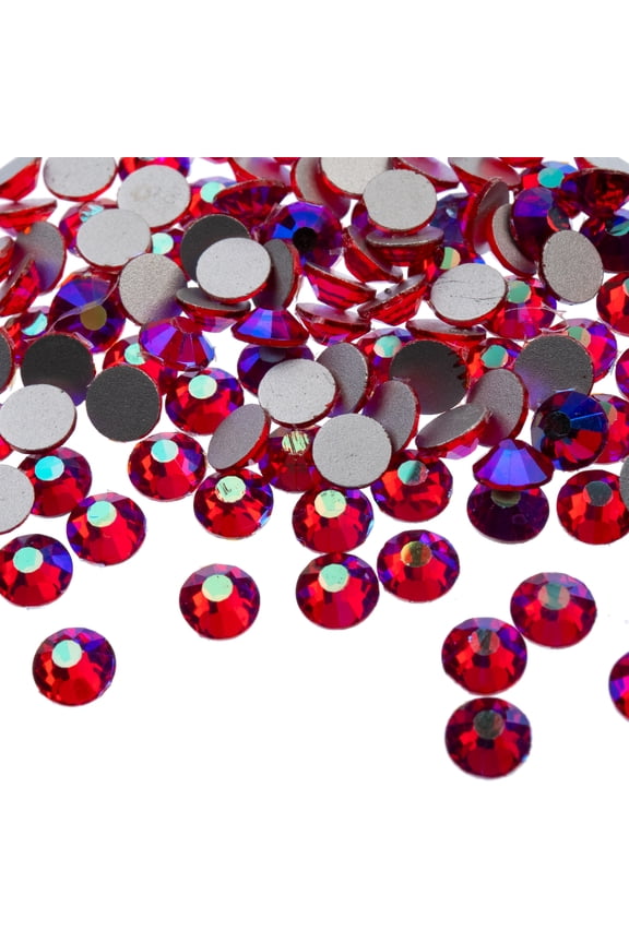 144pcs SS20 (4.7mm) Siam AB | Glass Round Flat Back Rhinestones