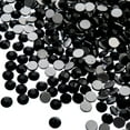 thumbnail image 1 of Crystal Lane DIY 2880pcs SS12 (3mm) Jet | Glass Round Flat Back Rhinestones, 1 of 8
