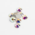 thumbnail image 1 of Crystal Lane DIY 288pcs SS30 (6.5mm) Crystal AB | Glass Round Flat Back Rhinestones, 1 of 5