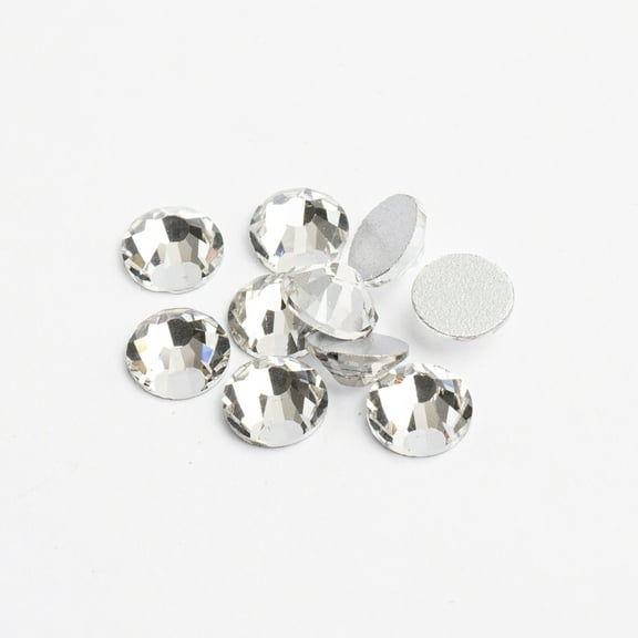 Crystal Lane DIY 288pcs SS30 (6.5mm) Crystal | Glass Round Flat Back Rhinestones