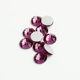 thumbnail image 1 of Crystal Lane DIY 288pcs SS30 (6.5mm) Fuchsia Pink | Glass Round Flat Back Rhinestones, 1 of 6