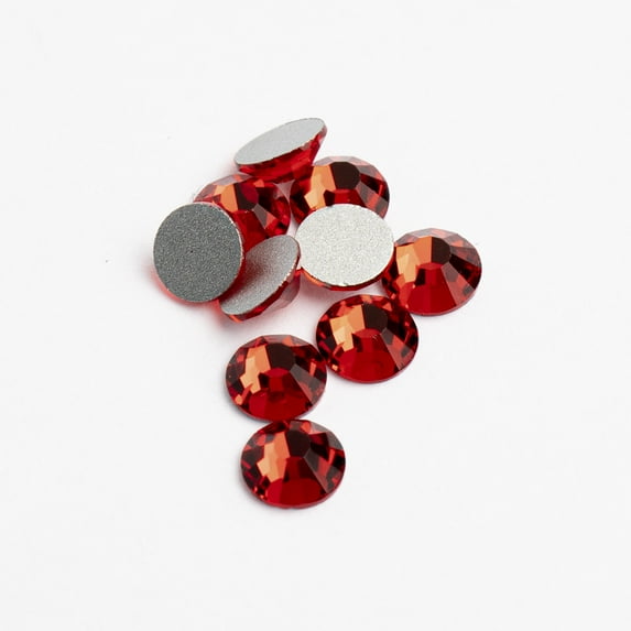 Crystal Lane DIY 288pcs SS30 (6.5mm) Light Pink Siam | Glass Round Flat Back Rhinestones