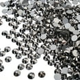 thumbnail image 1 of Crystal Lane DIY 432pcs SS12 (3mm) Grey Hematite | Glass Round Flat Back Rhinestones, 1 of 8