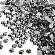 Crystal Lane DIY 432pcs SS12 3mm Grey Hematite | Glass Round Flat Back Rhinestones