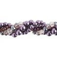 thumbnail image 1 of Crystal Lane DIY 5 Twisted Pearls & Crystal Bead Strands | Wisteria Purple Beads, 1 of 9