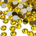 thumbnail image 1 of Crystal Lane DIY 72pcs SS30 (6.5mm) Citrine | Glass Round Flat Back Rhinestones, 1 of 8