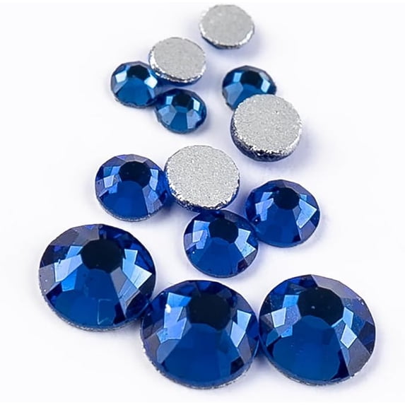 Ss6 Crystal Lane DIY Combo SS3/SS6/SS12 Sapphire Round Flat Back ...