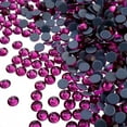 thumbnail image 1 of Crystal Lane DIY SS12 (3mm) Fuchsia Glass Flat Back Hotfix Rhinestones, 1440pcs, 1 of 8