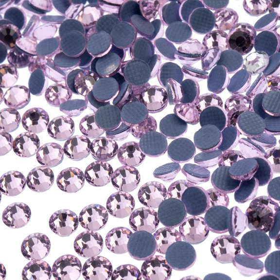 Crystal Lane DIY SS16 (4mm) Light Pink Glass Flat Back Hotfix Rhinestones, 1440pcs