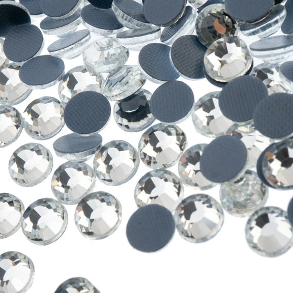 Crystal Lane DIY SS30 (6.5mm) Crystal Glass Flat Back Hotfix Rhinestones, 288pcs