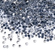 Crystal Lane DIY SS6 2mm Crystal Glass Flat Back Hotfix Rhinestones, 1440pcs