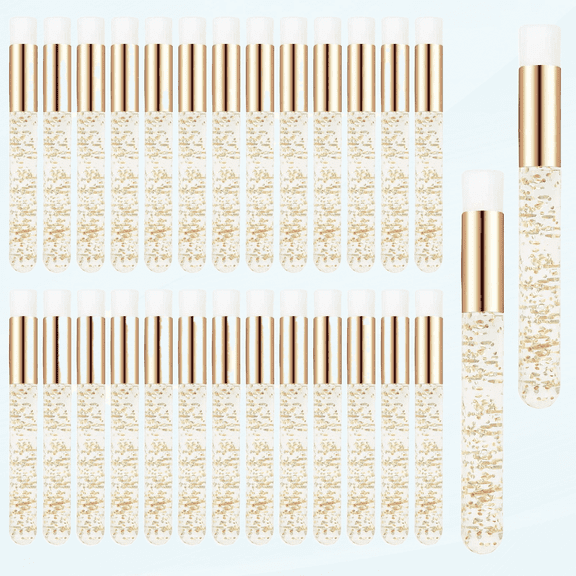 Crystal Lash Shampoo Brushes- Eyelash Cleaning Brush Soft Makeup Brushes for Eyelash Extensions Cleansing,Nose Pore Deep Cleaning Brush